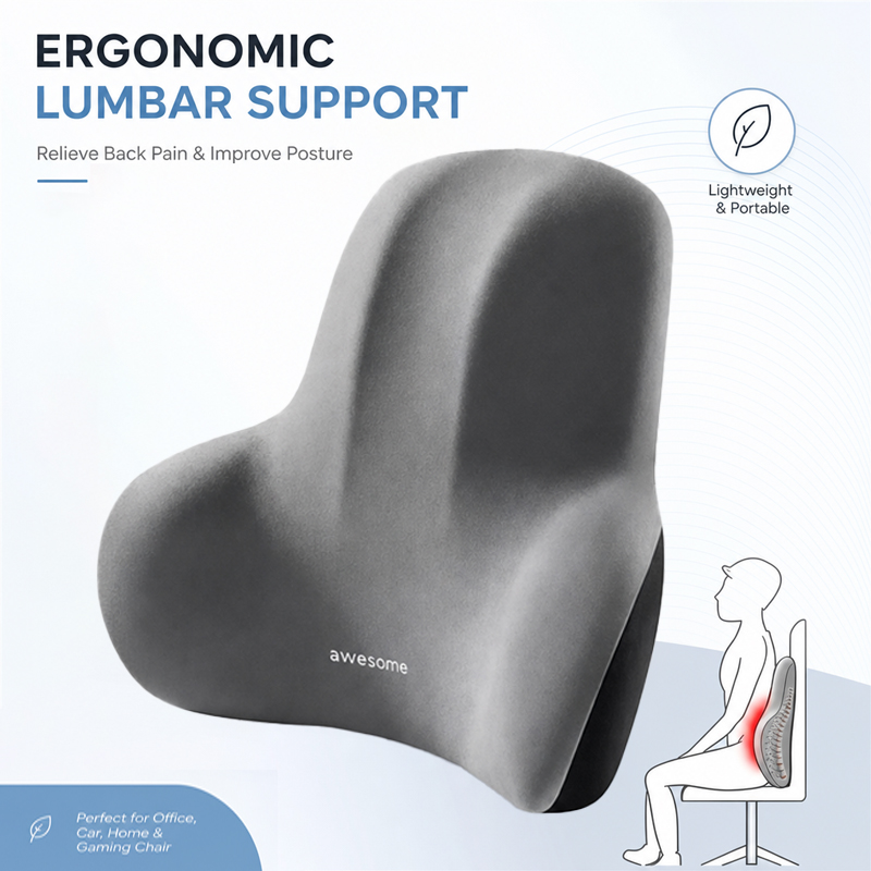 Office Furniture Ideas - 1 Pcs Memory Foam Lumbar Support