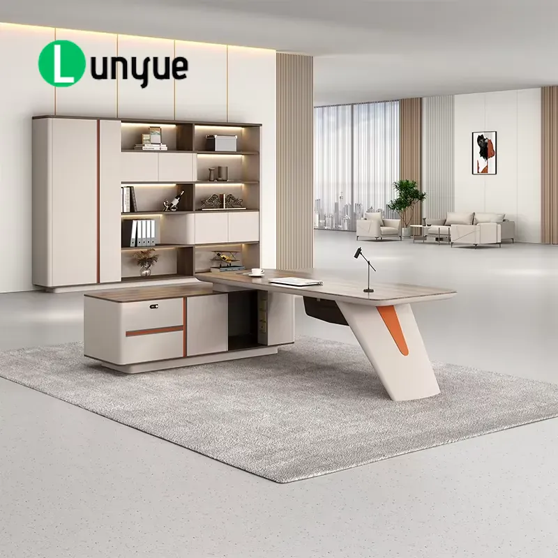 Office Furniture Solutions - Modern Luxury Executive Desk for CEO
