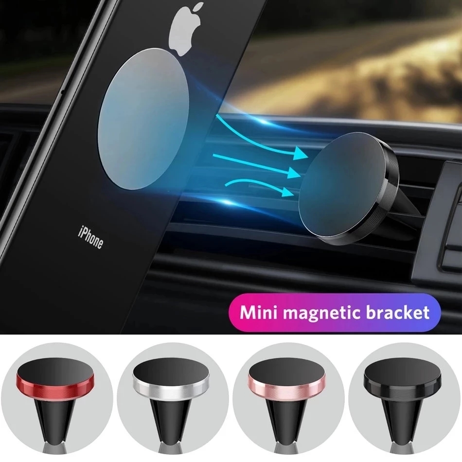 Mobile Pedestal Cabinet - Car Phone Holder Magnetic Universal Magnet
