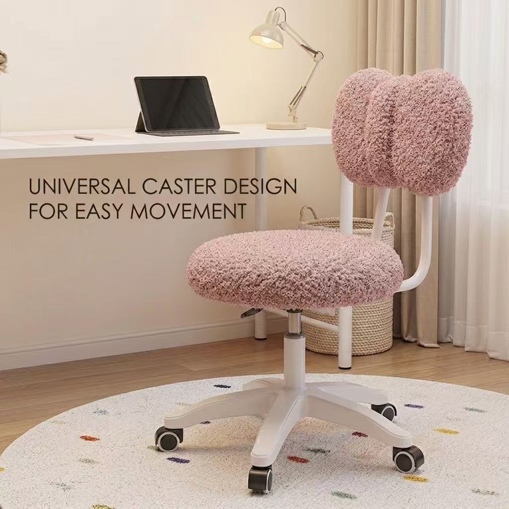 Cute Boucle Swivel Office Chai - Office Furniture Desk review and price