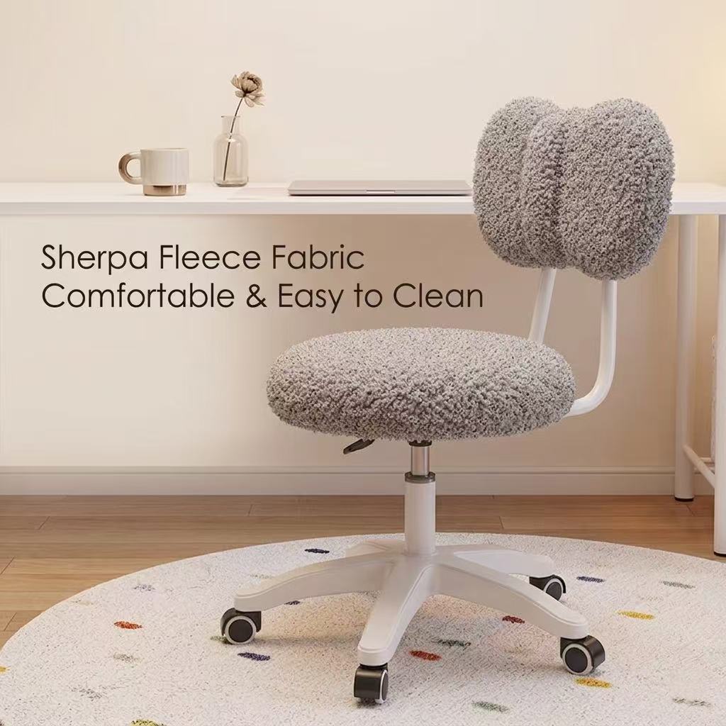 Cute Boucle Swivel Office Chai - Office Furniture Desk review and price