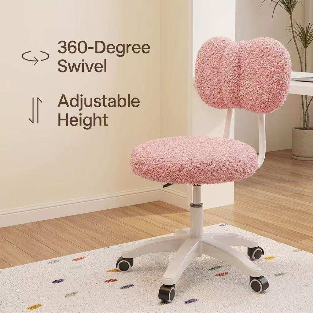 Cute Boucle Swivel Office Chai - Office Furniture Desk review and price