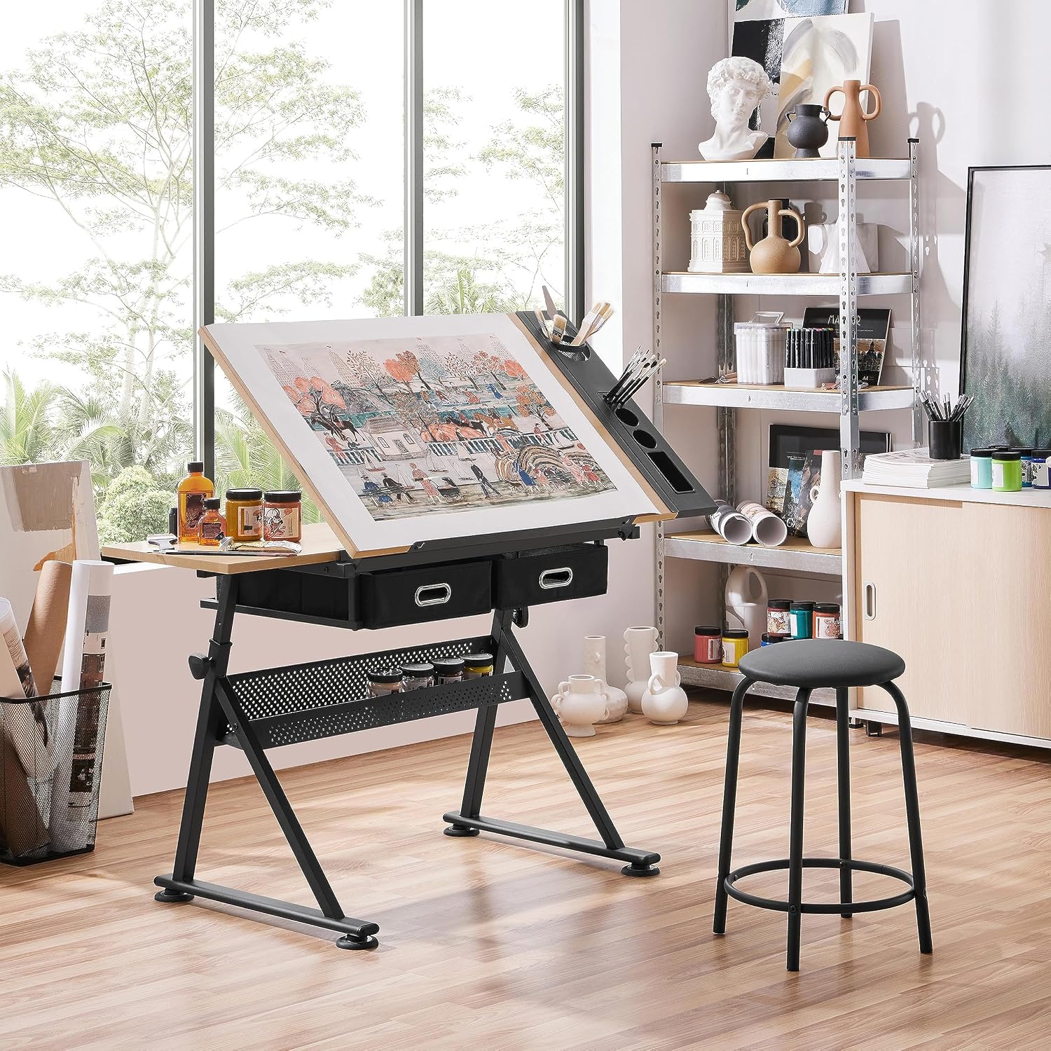 Adjustable Drafting Table Art  - Office Furniture Desk review and price