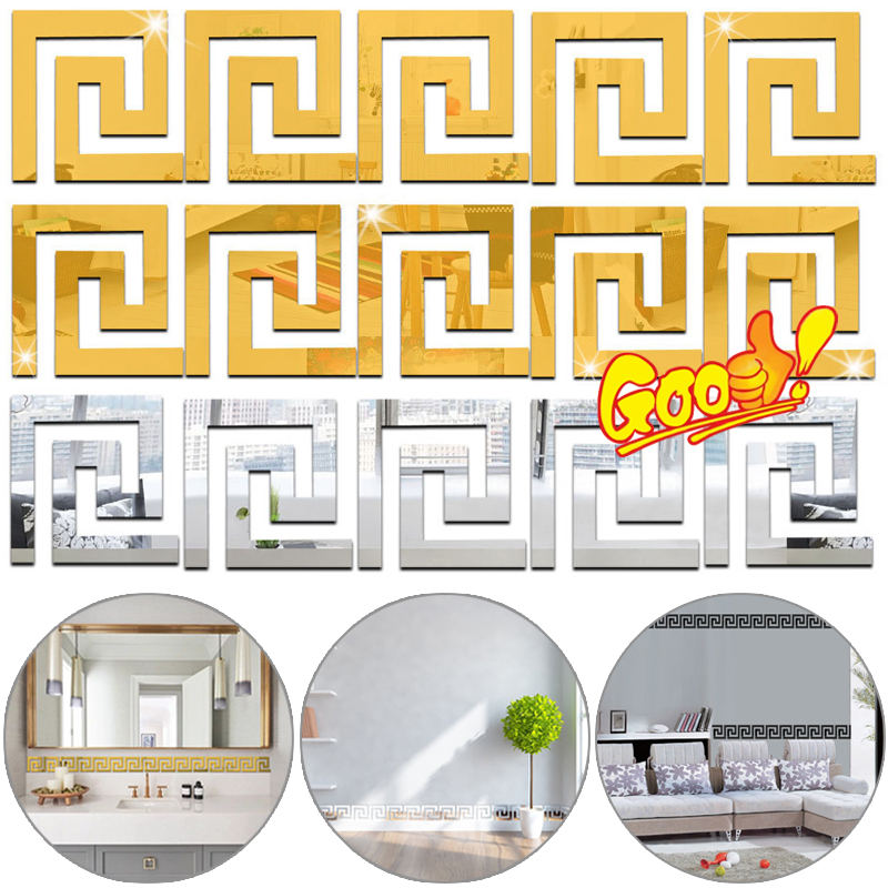 10PCS 3D Art Mirror Surface Wa - Office Furniture For Sale review and price