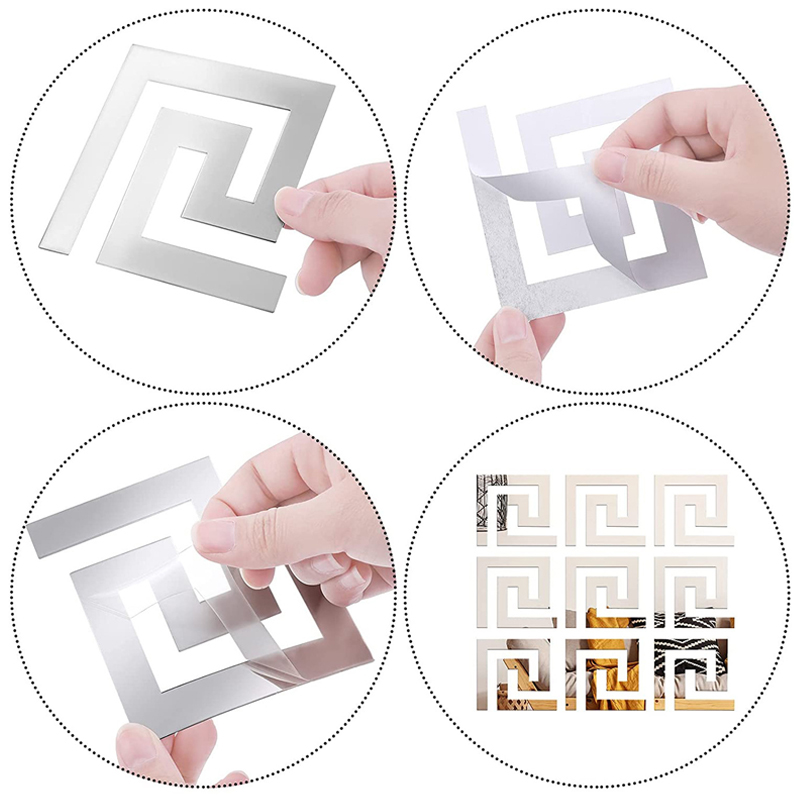 10PCS 3D Art Mirror Surface Wa - Office Furniture For Sale review and price