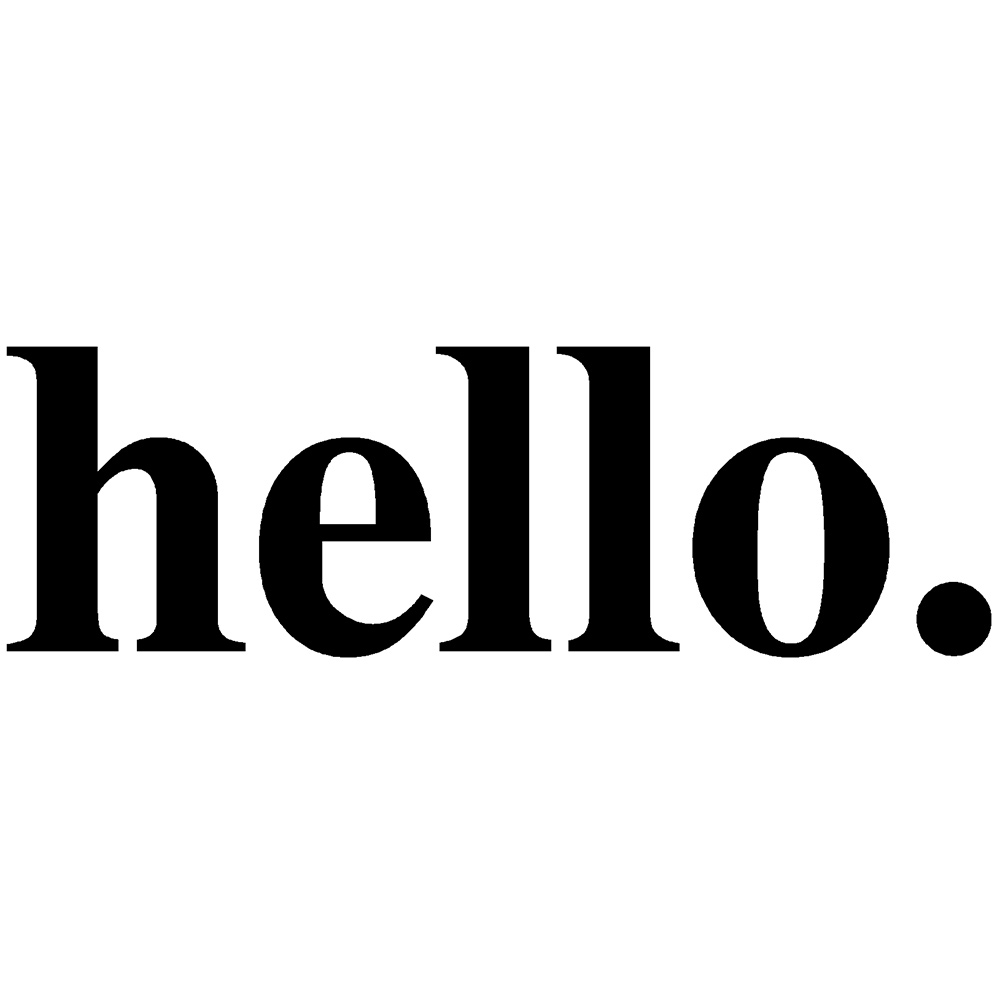 Hello Quotes Wall Sticker Viny - Office Furniture For Sale review and price