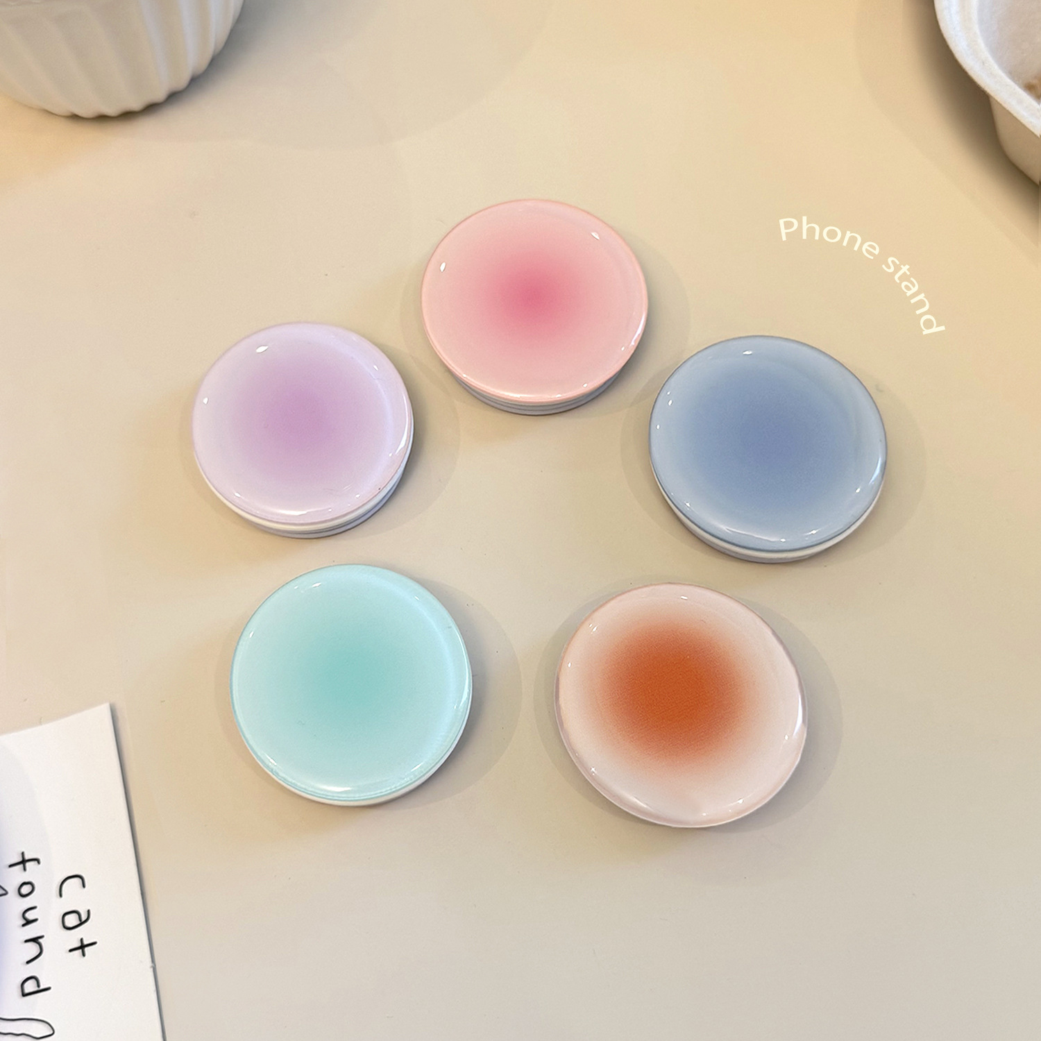 Ins Style Gradient Phone Grip  - Mobile Pedestal Cabinet review and price