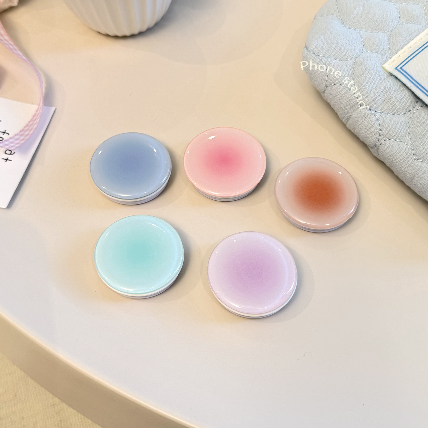 Ins Style Gradient Phone Grip  - Mobile Pedestal Cabinet review and price