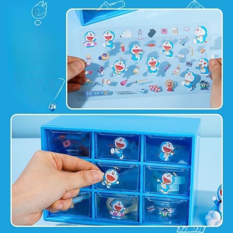 Doraemon Nine-grid Storage Box - Office Furniture Cabinets review and price