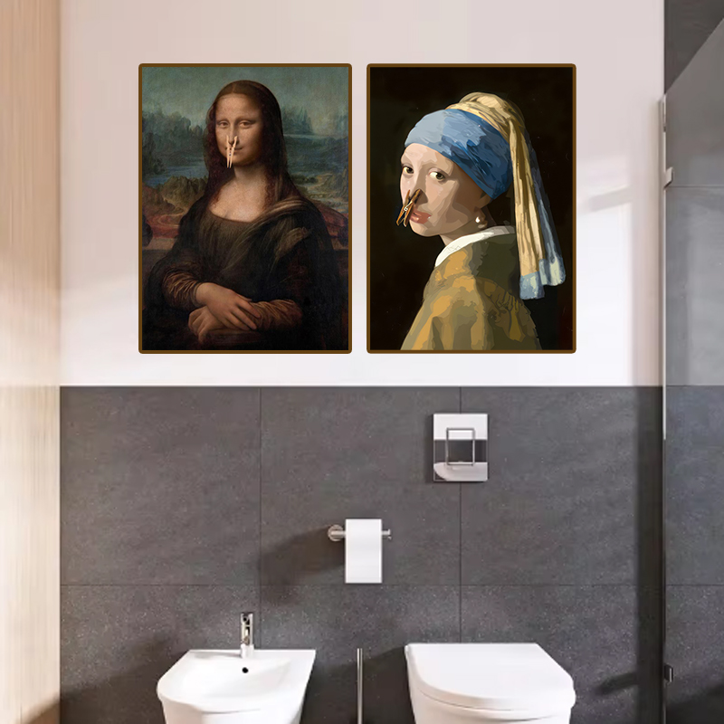 1pc Funny Abstract Bathroom To - Office Furniture For Sale review and price